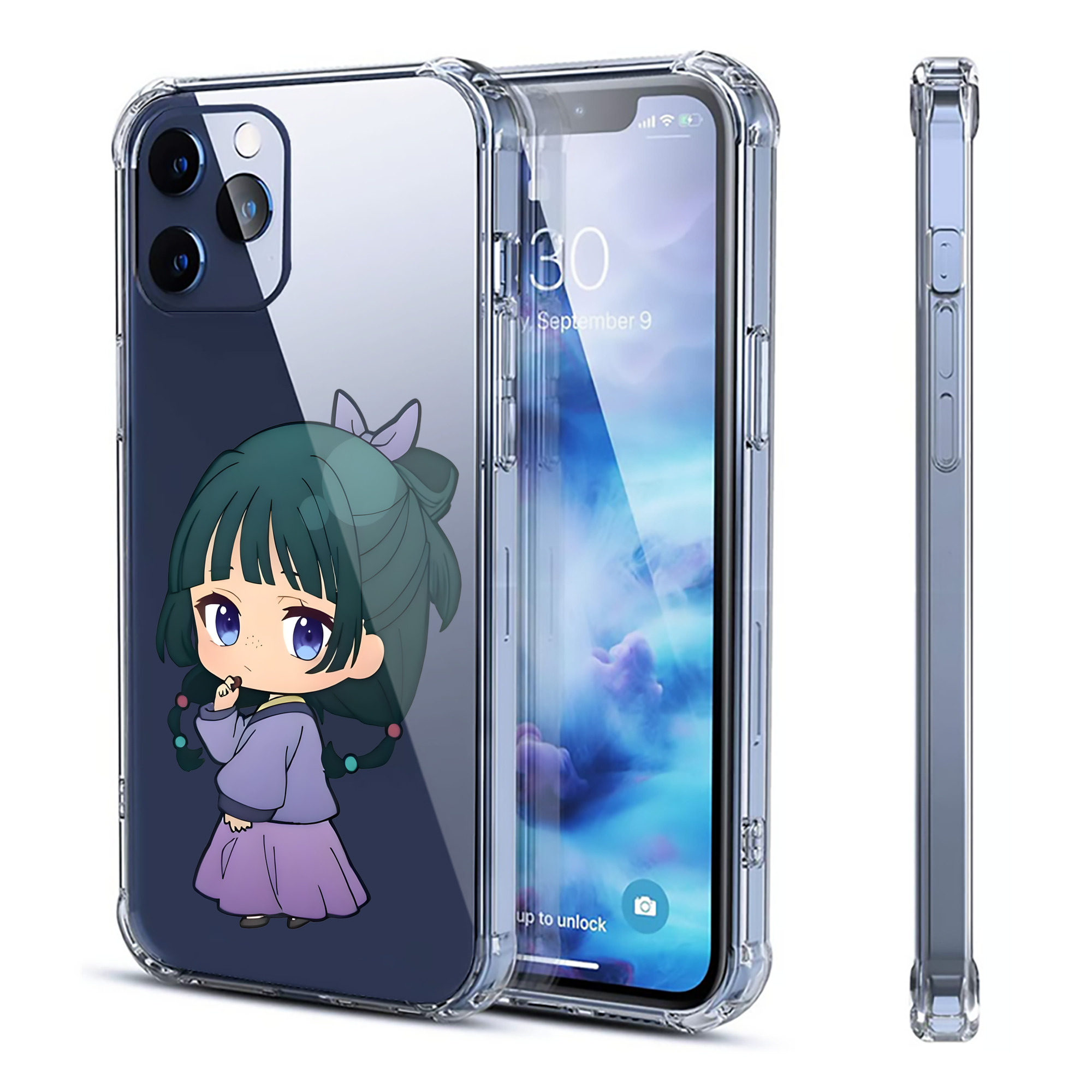 （画像用） 薬屋のひとりごと The Apothecary Diaries 【iPhone 12シリーズ対応】透明スマホケース（クリアソフトケース）
